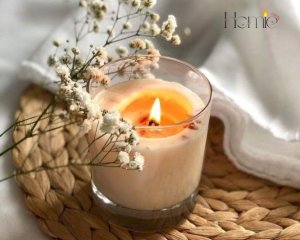 Đốt nến thơm bị lõm